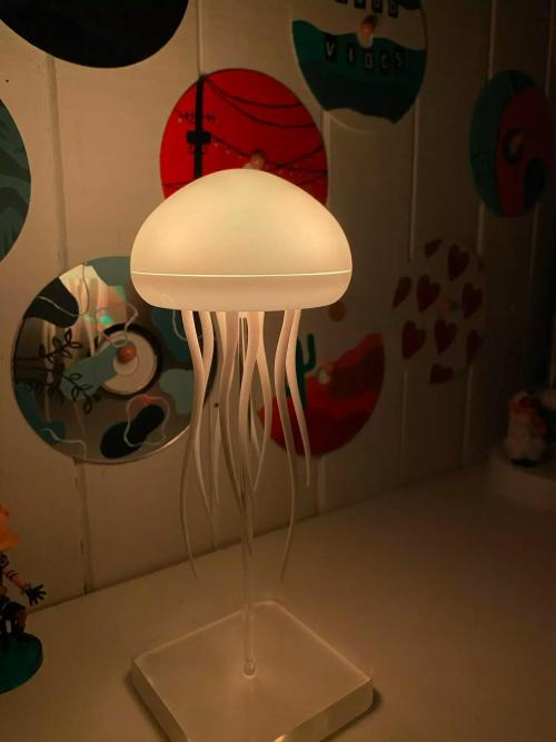 Luz nocturna de medusas
