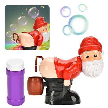 Soplador de burbujas de Papá Noel
