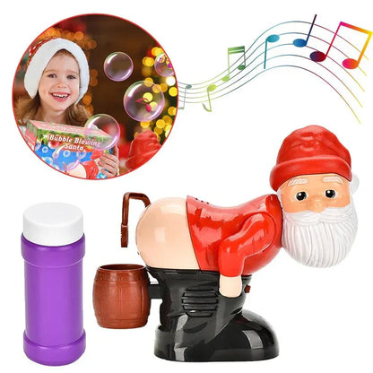 Soplador de burbujas de Papá Noel