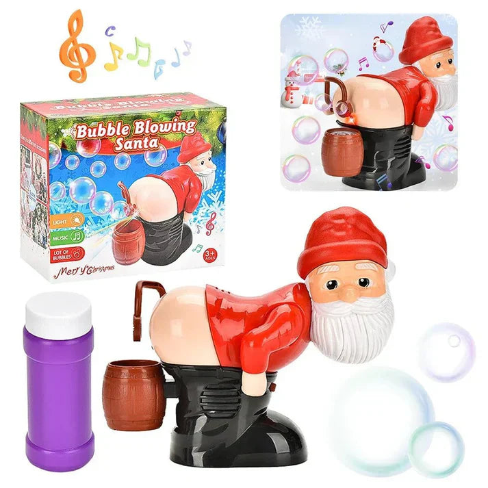 Soplador de burbujas de Papá Noel