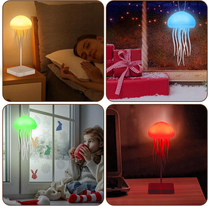 Luz nocturna de medusas