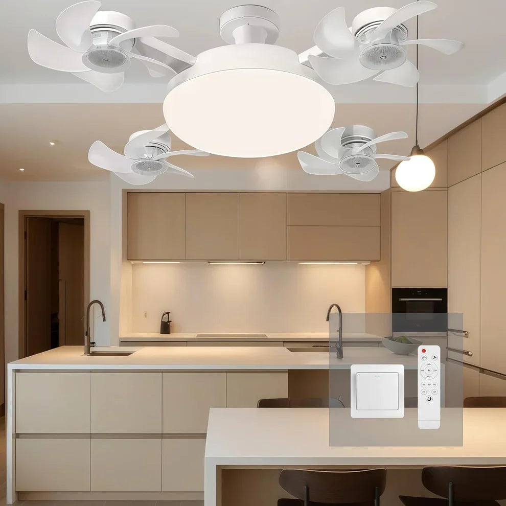 Socket Fan Light with Remote Control