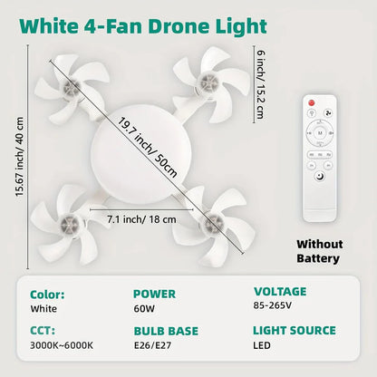 Socket Fan Light with Remote Control