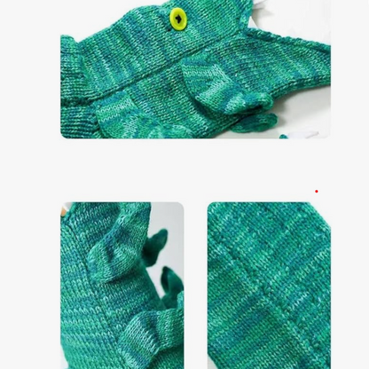 CALCETINES DE PUNTO CON COCODRILOS
