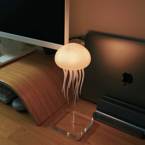 Luz nocturna de medusas