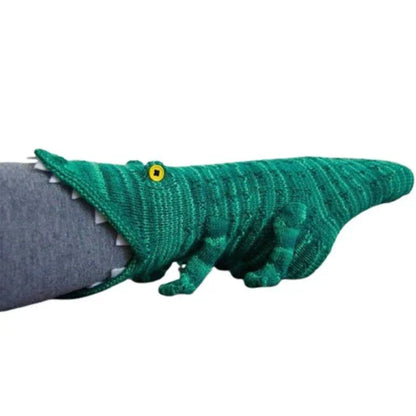 CALCETINES DE PUNTO CON COCODRILOS